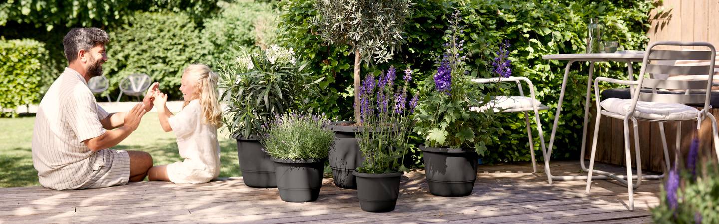 amiga rond 55cm beige champignon